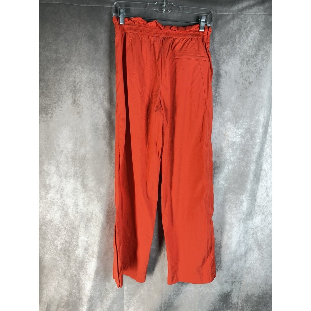 Athleta Trekkie High Rise Parachute Pant In Vermillion Orange Women's Size 4 - Picture 4 of 7